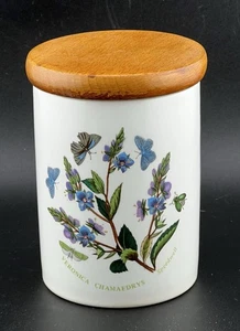 Barattolo barattolo vintage Portmeirion giardino botanico Speedwell Inghilterra 4,25" fiori - Foto 1 di 13