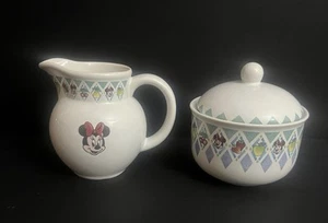 Disney Mickey Mouse Creamer And Sugar Bowl Set (bx) - Picture 1 of 6