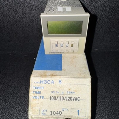  OMRON H3CA-8H SOLID STATE TIMER RELAY 100/110/120V AC - Image 1 of 2