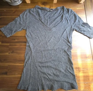 rag and bone V-neck t shirt women Gray Soft Size S - Picture 1 of 7