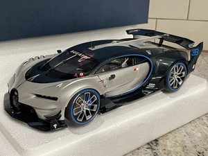 1:18 VERY RARE AUTOART BUGATTI VISION GRAN TURISMO SILVER SOLD OUT NEW BOXED - Picture 1 of 14
