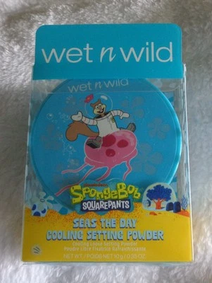 New Wet n Wild SpongeBob Squarepants Seas The Day Cooling Setting Powder 0.35oz - Image 1 of 2