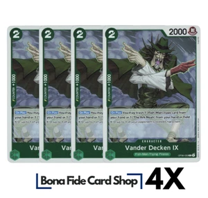4x Vander Decken IX OP06-033 R Wings Of The Captain One Piece TCG Playset x4 - Picture 1 of 2