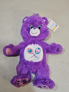 Build a Bear púrpura Share Care Bears piruleta rara nueva sin relleno 2015 16 pulgadas  - Imagen 1 de 7