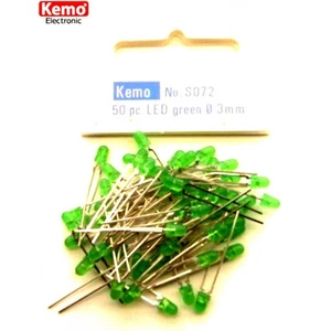 Confezione da 50 LED Ø 3 mm verde - Imagen 1 de 1