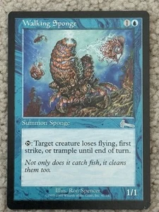 MTG Walking Sponge URZA'S LEGACY NM BLUE UNCOMMON Magic the Gathering - Picture 1 of 1