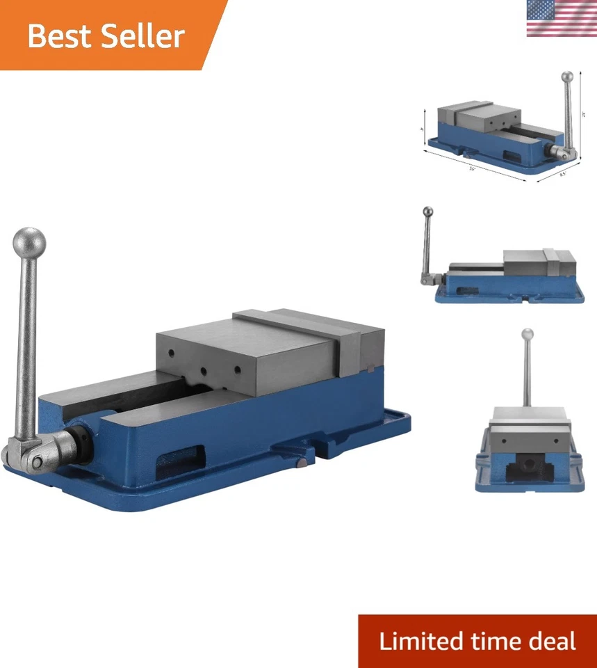 Happybuy 6 Inch ACCU Lock Down Vise Precision Milling Vice - 6 Inch Jaw Width -