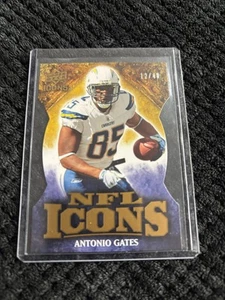 2009 Upper Deck Icons NFL Icons Die Cut #ICAG Antonio Gates 12/40 HOF - Picture 1 of 2