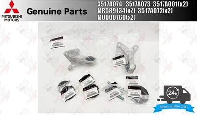 Mitsubishi OEM Rear differential bracket Left & Right Set 3517A073 3517A074 - Image 1 of 4