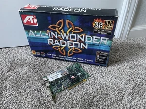 ATI All-in-Wonder Radeon AGP 4x/2x DVI Output 32MB DDR Memory Video Card - Picture 1 of 8