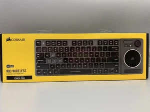 Corsair K83 Wireless Keyboard ( US qwerty ) Versatile Sleek / Bluetooth Box torn - Picture 1 of 5
