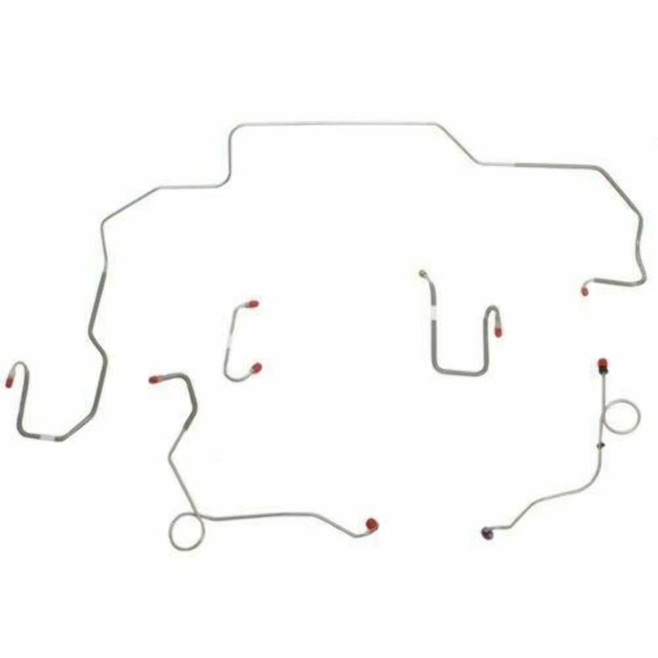 Front Brake Line Kit Fits Dodge Charger 1968-1970 w/ Power DiscBrakes-RKT6809OM - Image 1 of 2