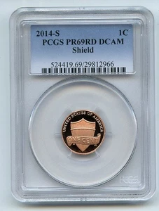 2014 S 1C Lincoln Cent PCGS PR69DCAM - Picture 1 of 1