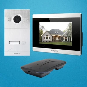 HOMSECUR 7" WIFI Video Door Entry Security Intercom with Recording & Snapshot - Picture 1 of 10