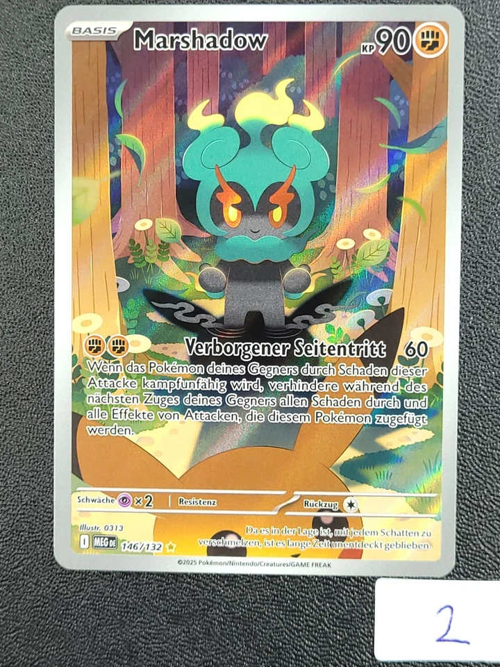 🍀Marshadow🍀Mega-Entwicklung MEG 146 • Pokemon Karte • Near Mint • Deutsch - Bild 1 von 1