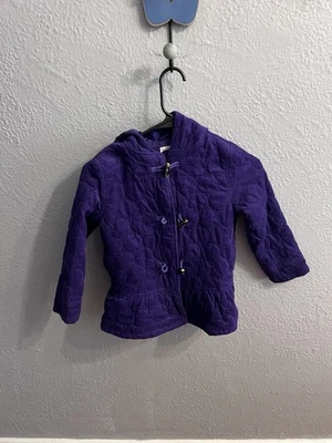 Gymboree Girls Purple Size5/6  Coat Hood & Toggle Buttons - Image 1 of 4