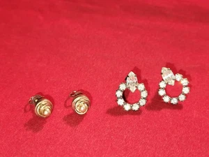 Modepaket zwei Paar Ohrringe wie abgebildet im gebrauchten Zustand - Bild 1 von 11