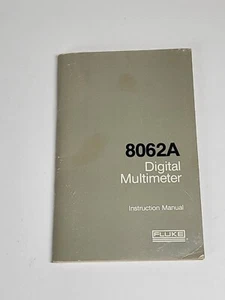 Fluke 8062A Digital Multimeter Instruction Manual Vintage 1982 Booklet - Picture 1 of 4