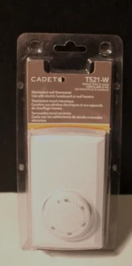 Cadet T521-W Mechanical Wall Thermostat For Elec Baseboard Or Wall Heater Single - Picture 1 of 3