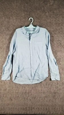 Camisa French Connection Hombres Talla L Forrada Azul Nueva con Etiquetas Manga Larga Botón Delantero Informal Foto 1 de 4