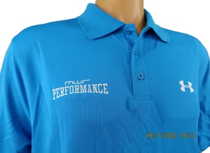 Camisa Polo Under Armour MWR Michael Waltrip Racing NASCAR Azul L Nueva con Etiquetas Toyota - Imagen 1 de 6