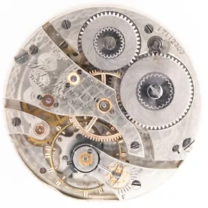 Waltham P.S. Movimiento Reloj Bolsillo Antiguo Bartlett Modelo 1908 Talla 16 17 Joyas - Imagen 1 de 4