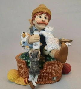 "Caja de Música Internacional Shenandoah Designs - Guardián de Gatos - Toca ""A Friend" - Imagen 1 de 4