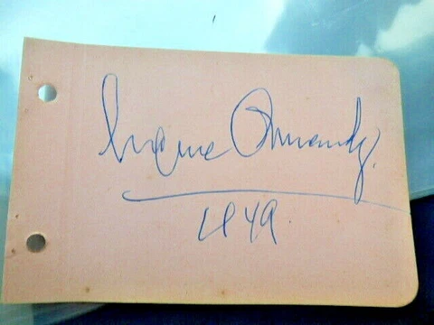 EUGENE  ORMANDY  -  AMERICAN   CONDUCTOR  -  AUTOGRAPH  -  1949 Cover