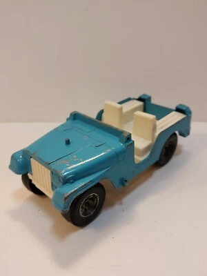 Винтажный HUBLEY Jeep Aqua синий и белый #1710 - Изображение 1 из 4