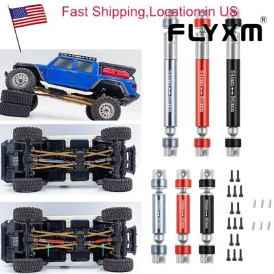 FLYXM DriveShaft Steel Shafts 38mm & 64mm for RC 1:24 Axial SCX24 Gladiator Cars - Image 1 of 4