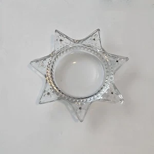 Antique Victorian Goofus Star Magnifier Glass Lens – 6” Diameter - Picture 1 of 5