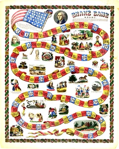 GEORGE WASHINGTON Tablero de Juego Vintage Giclee Alta Resolución Impresión 8x10 - Imagen 1 de 1