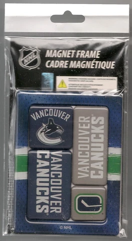 NHL Magnet Frame - 4" x 3'' Vancouver Canucks - New Cover