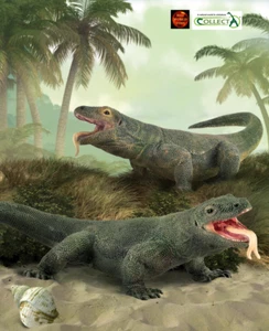 Komodo Dragon Echse Reptil Spielzeug Modell Figur von CollectA 88900 Neu - Bild 1 von 2