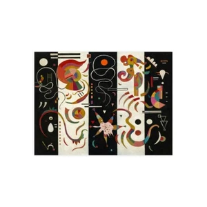 Stampa su Tela su Carta Poster o Quadro Wassily Kandinsky Striped (Rayé) - Picture 1 of 2