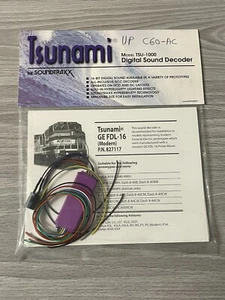 Soundtraxx Tsunami TSU-1000 Digital Sound Decoder GE FDL-16 P/N 827117 - Picture 1 of 6