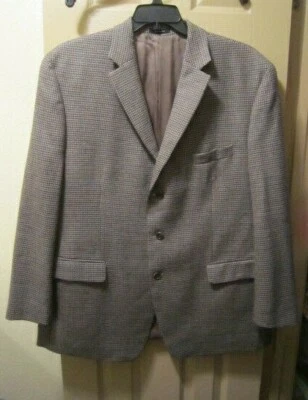 TALLA 48R ABRIGO DEPORTIVO BLAZER 3 BOTONES PATA DE GALLO MARRÓN PARA HOMBRE MICHAEL KORS, USADO EN EXCELENTE ESTADO Foto 1 de 4