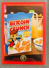 2022 Cardsmiths Currency Series 1 1st Edition #9 Bitcoin Crunch Red Trading Card