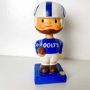 Vintage Baltimore Colts Square Base Wackelkopf Wackelkopf Nodder Official NFL - Bild 1 von 10