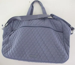 Vera Bradley Large Traveler Duffel Carbon Gray New Whit Out Tag. - Picture 1 of 18