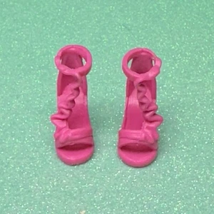 Barbie Doll Shoes High Heels Formal Model Muse Barbie Basics Silkstone Pink - Picture 1 of 5