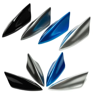 Shark Fin Roof Antenna Aerial FM/AM Radio Signal Decoration Car Trim Universal - Picture 1 of 53