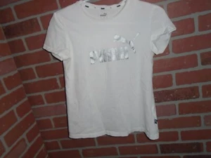 PUMA TEEN GIRLS LOGO TSHIRT SIZE SMALL - Picture 1 of 3