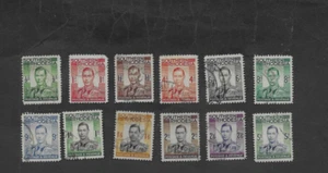 SÜDRHODESIEN 1937 GEORGE VI DEFINITIVE SET EXC 10d SG40-46/48-52 G.U. - Bild 1 von 2