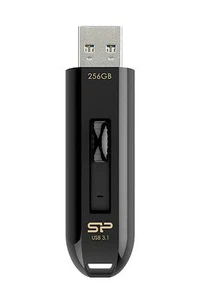 256GB Silicon Power Blaze B21 USB3.1 Flash Drive Black Sliding USB Connector - Picture 1 of 3