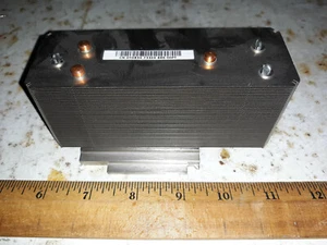 20VV28 HEAT SINK, HYBRID COPPER / ALUMINUM, 2-13/16" X 2-13/16" BASE, VERY GOOD - Picture 1 of 4