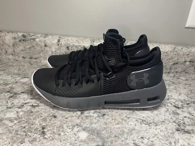 Under Armour HOVR Havoc Low Black Gray Basketball Shoes 3020618-002 Men’s Size 7 - Image 1 of 4