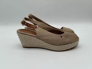 Tommy Hilfiger Iconic Elba Sling Damen Sandale Braun EUR 37 - Bild 1 von 3