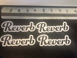 Reverb Set of 4 Stickers 4" - Picture 1 of 1