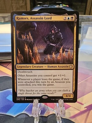 MTG Ramses, Assassin Lord Commander: Dominaria United 039/048 Regular Rare - Image 1 of 2